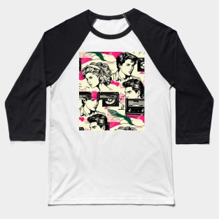 New Wave Tropical Baseball T-Shirt